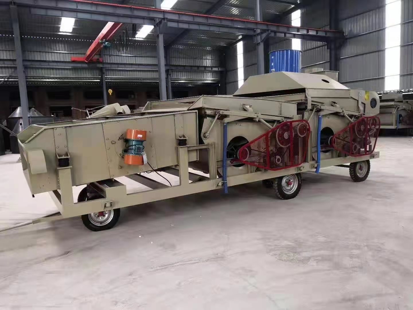 安微省宿州市靈壁縣雙比重糧食精選機